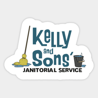 Kelly & Sons' Janitorial Service Sticker